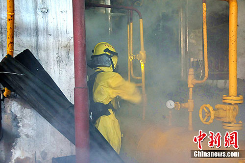 ���ƹ��ġ��㽭����һ�䶳��Һ��й© 104�������1Сʱ